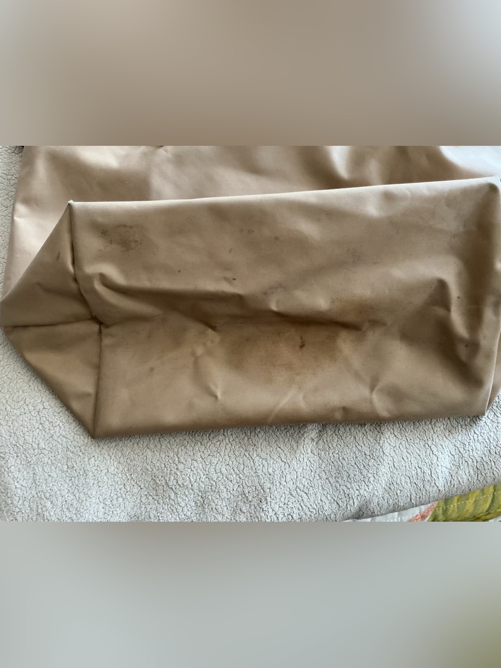 Longchamp Brown and Dark Brown Foldable Tote - Picture 5 of 9